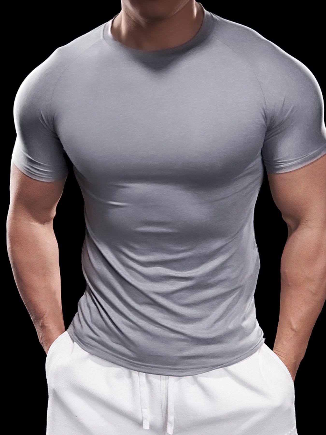 Slim Fit / Gris / 3XL